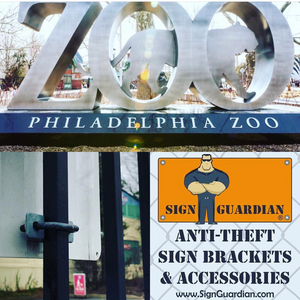 Philadelphia Zoo - Ornamental Fence Sign Bracket