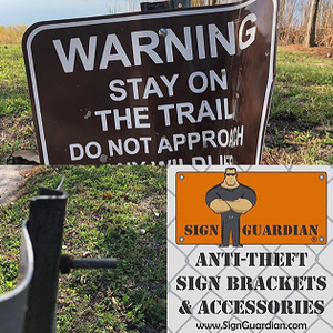 Safely Mount signs to U-Channel and Square Channel posts!